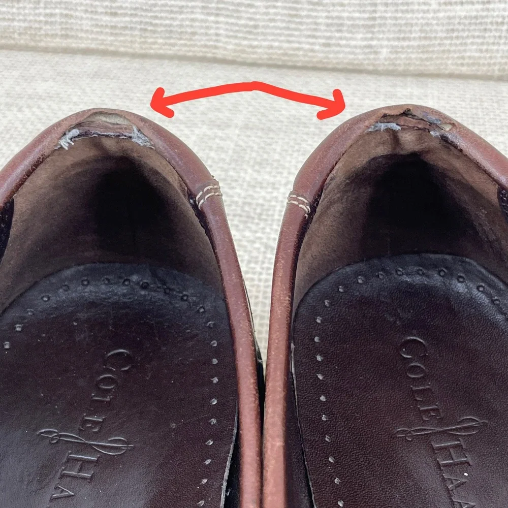 Cole‎ Haan Grant Escape Mens Brown Leather Loafers Drivers Shoes C11404 Size 10M